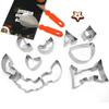 Halloween Pumpkin Carving Set, Pumpkin Face Cookie Cutter and Pumpkin DIY Cake Tool Set 10/12 Stainless Steel Mold Carving Knife
