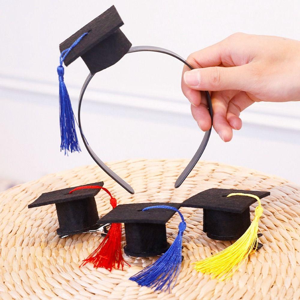 Graduation Season Mini Bachelor Hat Hairpin Small Graduation Hat Graduation Headwear  Student