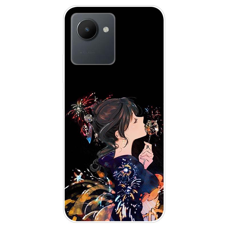 Для Realme C30S C 30S RealmeC30S чехол Мягкая силиконовая задняя крышка Чехол для телефона с рисунком из мультфильма Разнообразие