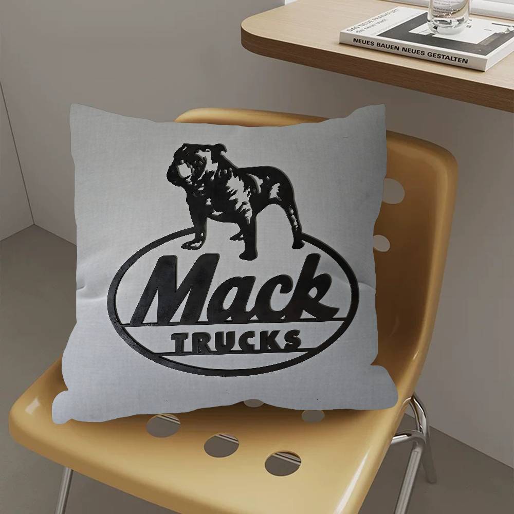 Подушка с логотипом T-Truck Car M-MACKs, Аниме-подушка, Подушка для изголовья дивана-кровати, Наволочка, Чехол для подушки 45x45 см, Модная