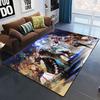 Final Fantasy Art Printed Living Room Bedroom Rugs Soft Area Floor Mat Illusion Rug Non-slip Flannel Carpet Picnic Mat Yoga Mat