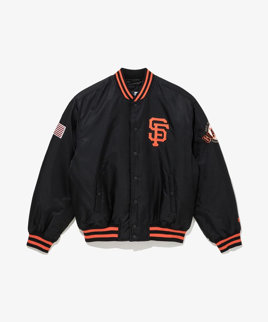 New Era Mlb San Francisco Giants Authentic Stadium Jacket Black