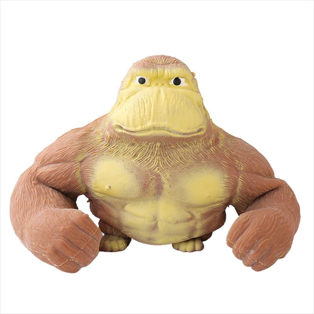 Toys Stress Relief Elastic Monkey Toy Fidget Orangutan Squeeze Orangutan Monkey Antistress Toy