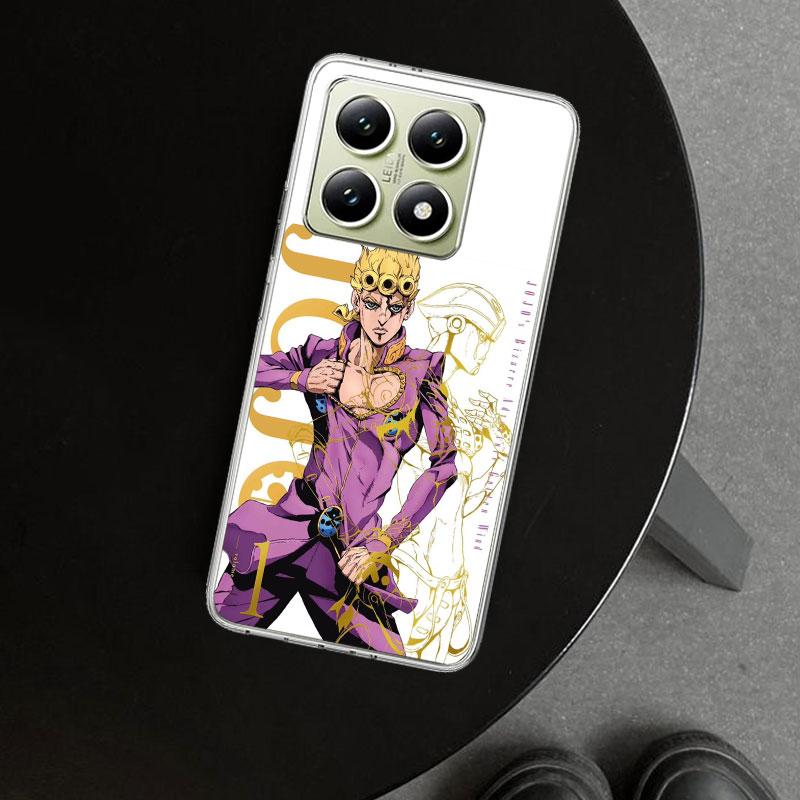 Чехол для телефона JoJo Adventure Giorno Giovanna для Xiaomi Redmi Note 15 14 13 12 11 Pro Plus 14S 12S 11S 11T 11E 10S 10 Кастоми