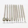10 Pcs Diamond Abrasive Drill Bits for Jade Carving, Grinding Needles for Amber, Agate