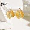 Earrings 1 Pair Women Face Brightening Mini Reflector Design Dual