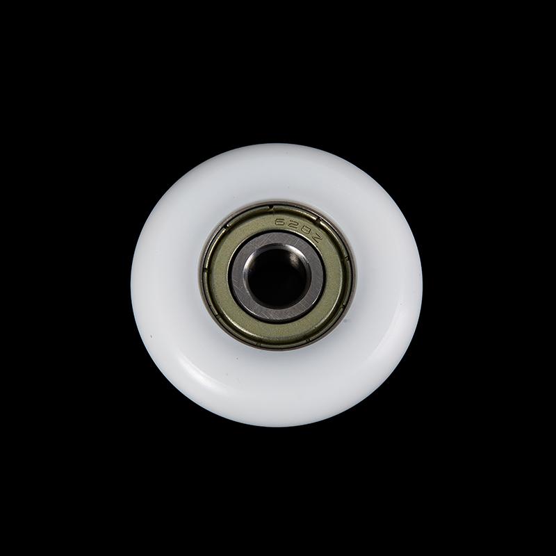 8*10*40Mm Nylon Round Type Roller High Quality Door Window Drawer Guide Wheel Pom Delrin Wrapped Bearing Pulley Plastic Wheel
