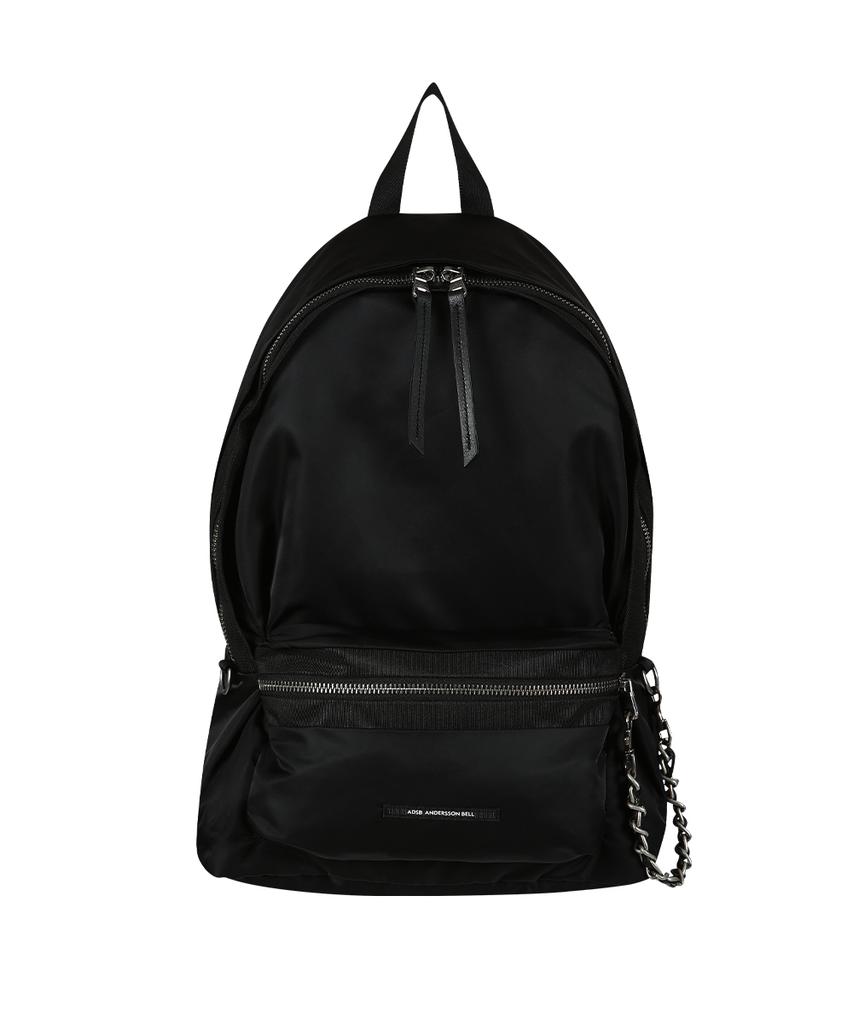 Adsb Andersson Bell Unisex Urban Nylon Chain Backpack Aaa561U(Black)
