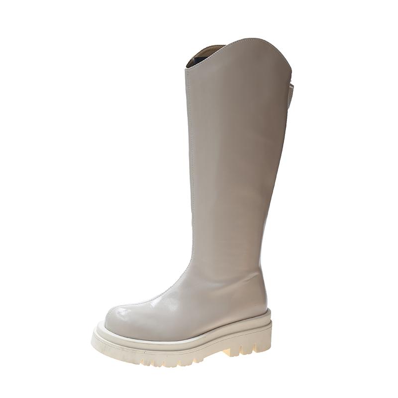 Модные женские сапоги длиной до колена 2024 года, осень-зима, новые женские сапоги-рыцари, длинные сапоги в стиле панк на платформе, женские короткие сапоги в стиле ретро Botas Mujer