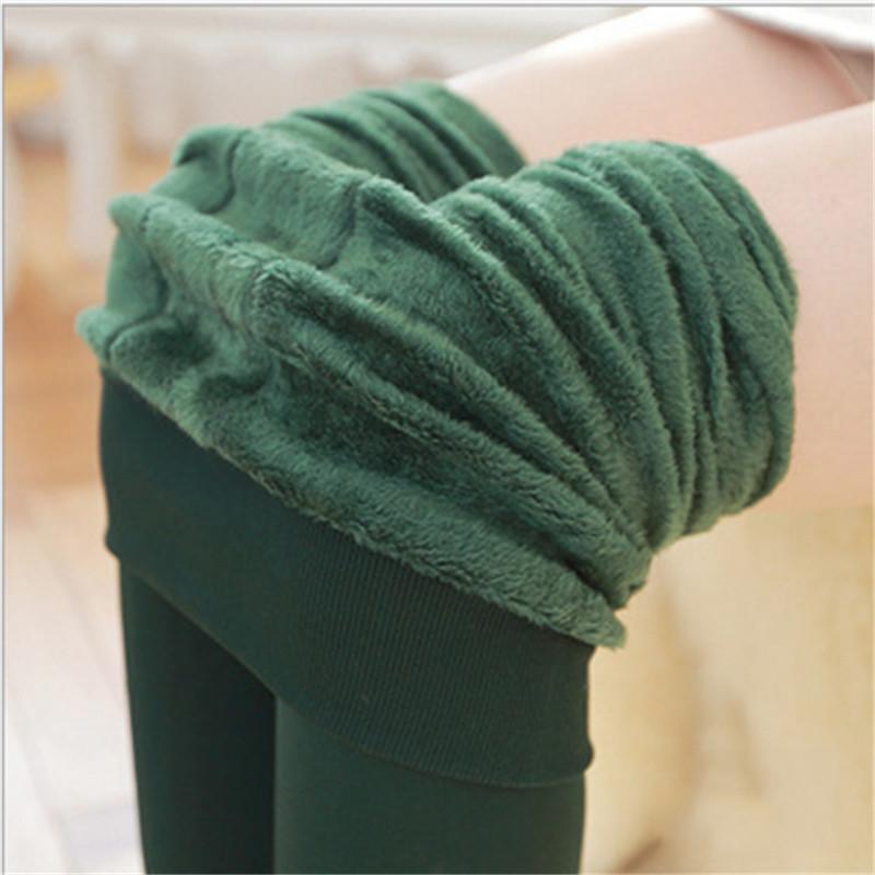 Высококачественные зимние теплые леггинсы 190 г, женские повседневные леггинсы с высокой талией для девочек, утепленные эластичные леггинсы с эффектом пуш-ап для женщин