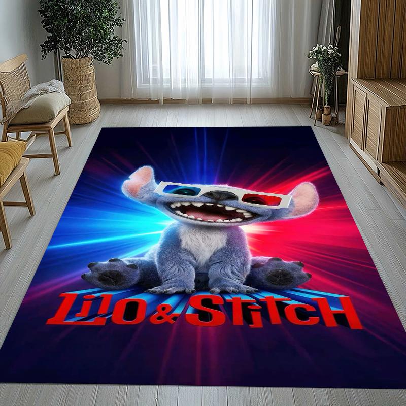 Мультяшный S-образный стежок Кавайный Монстр Ковер для Гостиной Нескользящий Мягкий Ковер для Спальни Детской Комнаты Дивана, Домашний Декор Придверный Коврик Подарок