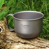 500ml Titanium Water Cup Coffee Mug Outdoor Camping Hiking Backpacking
