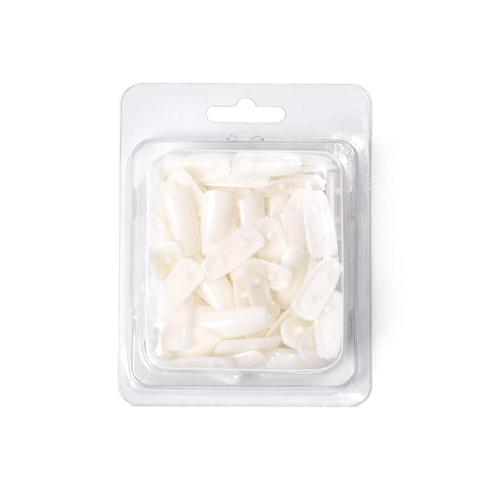 kads 100PCS Plastic Nail Tips for Practice Use Practice Display Training Nail Art False Tips Display Training Tool