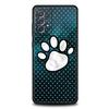 Dog Footprint Paw Cute Phone Case for Samsung Galaxy A15 A14 A25 A54 A34 A51 A71 A72 A73 A32 A52 A11 A21S A31 A41 5G Soft Shell