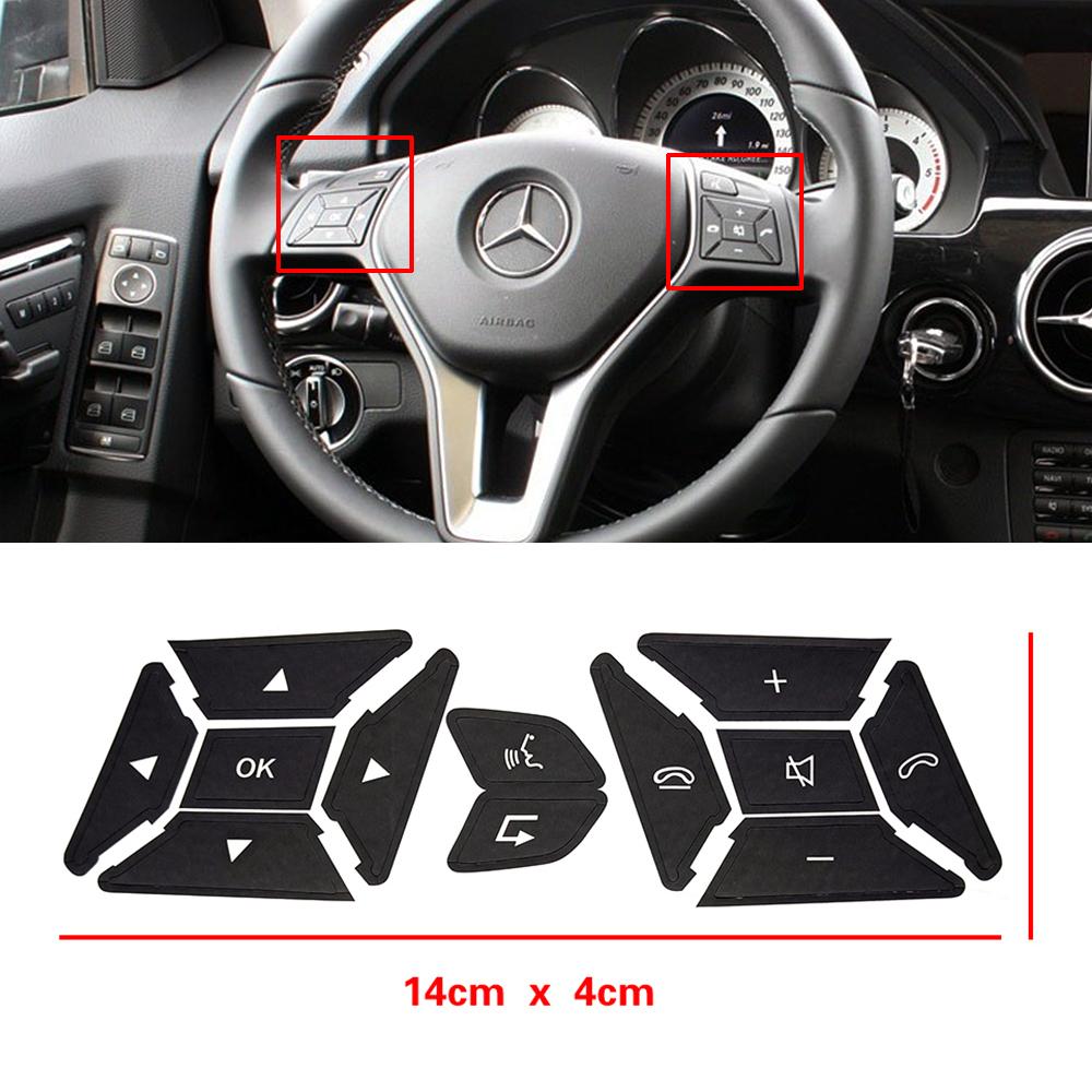 Для Mercedes Benz GLK Class X204 автомобильная центральная консоль рулевое колесо дверной замок окно кнопка переключателя переменного тока ремонтная наклейка
