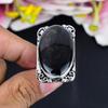 Silversheen Obsidian Gemstone 925 Sterling Silver Jewelry Ring Size 9.5 KG-1678