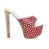 Sexy Slippers Women Summer Shoes Outdoor High Heels Platform Slides Ladies Luxury Designer Pink Red Stars Sandals Woman Big Size