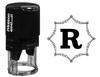 Printtoo Office Stationary Octagon Celtic Swirl Border R Alphabet Monogram Initial R-40 Self Inking Rubber
