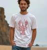 Red Lobster Organic Cotton Unisexs Tshirt Ocean Crustacean Style Tee High Quality Tshirt Fashion Trend Casual Comfortable