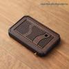 Small Oval Bamboo Drainage Tea Tray