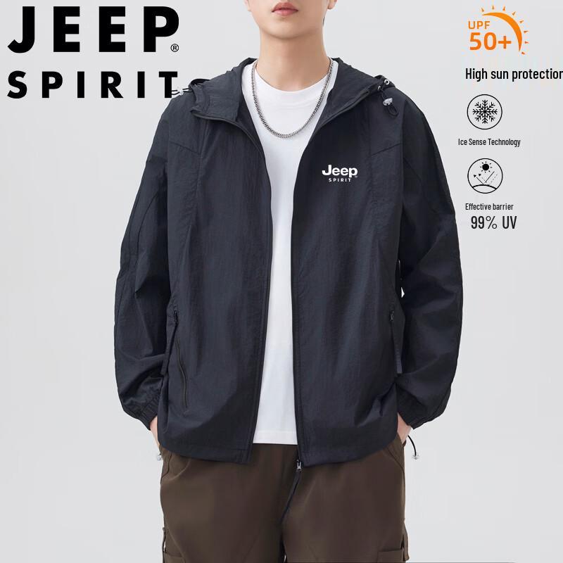 Мужская летняя куртка JEEP SPIRIT с защитой от УФ для активного отдыха