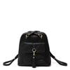 Женский мини-рюкзак Gratante с открытыми плечами, 2-сторонний (abb-g0026) (черный)