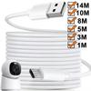 1м-10м Очень длинный кабель Micro USB для быстрой зарядки, удлинитель для телефона Samsung Xiaomi Android, камеры, монитора, Power Bank
