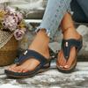 Fashion Women Slippers Summer New Thick Sole Slippers Large Size Casual Sandals Clip-toe Hollowed Shoes Ladies Flip Flops Slides Women