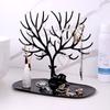 Jewelry Display Stand Tray Tree Storage Racks Earrings Necklaces Rings Jewelry Boxes Case Desktop Organizer Holder Make Up Decor