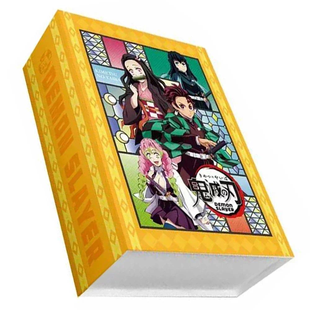 Demon Slayer Card Infinite Castle Deluxe Edition Tanjirou Nezuko Kanroji Limited Anime Collection Cards Toys Gifts