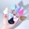 Mini Triangle Air Cushion Puff Set: 6 Flocked Makeup Sponges for Loose Powder