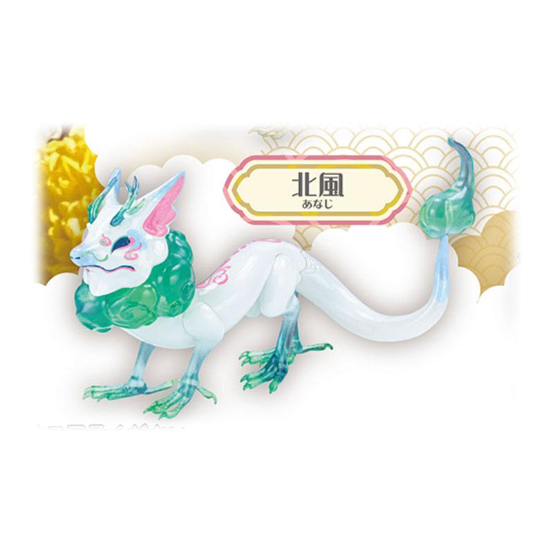 Genuine Gacha Scale Model Baby Dragon III Three-dimensional Dragon and Baby Dragon Assembly Ornament Action Figure Toys