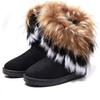 2024 Large Size Women's Snow Boots with Faux Fur and Velvet Lining