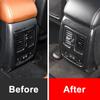 Для Jeep Grand Cherokee WK2 2011 2012 2013 2014 2015 2016 2017 2018 2019 2020 Автомобильный задний подлокотник консоль вентиляционная крышка отделка