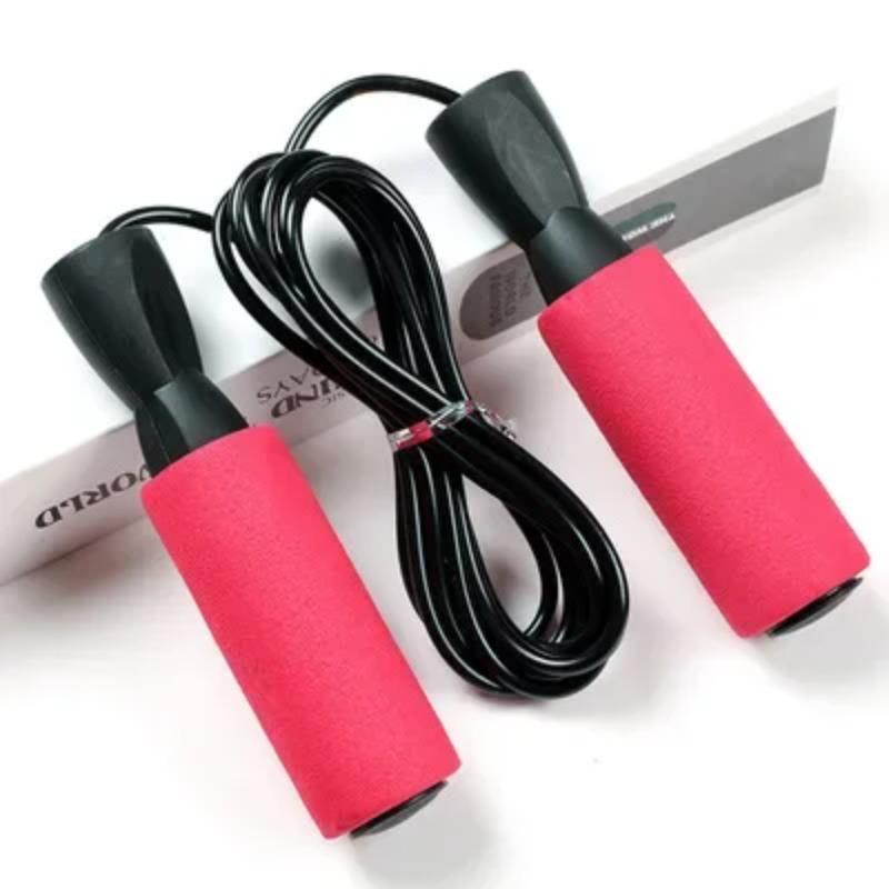 Single Piece Student Fitness Jump Rope Plastic Training Skipping Rope Bearing Handle PVC Rope Lose Weight Fitness Equipment