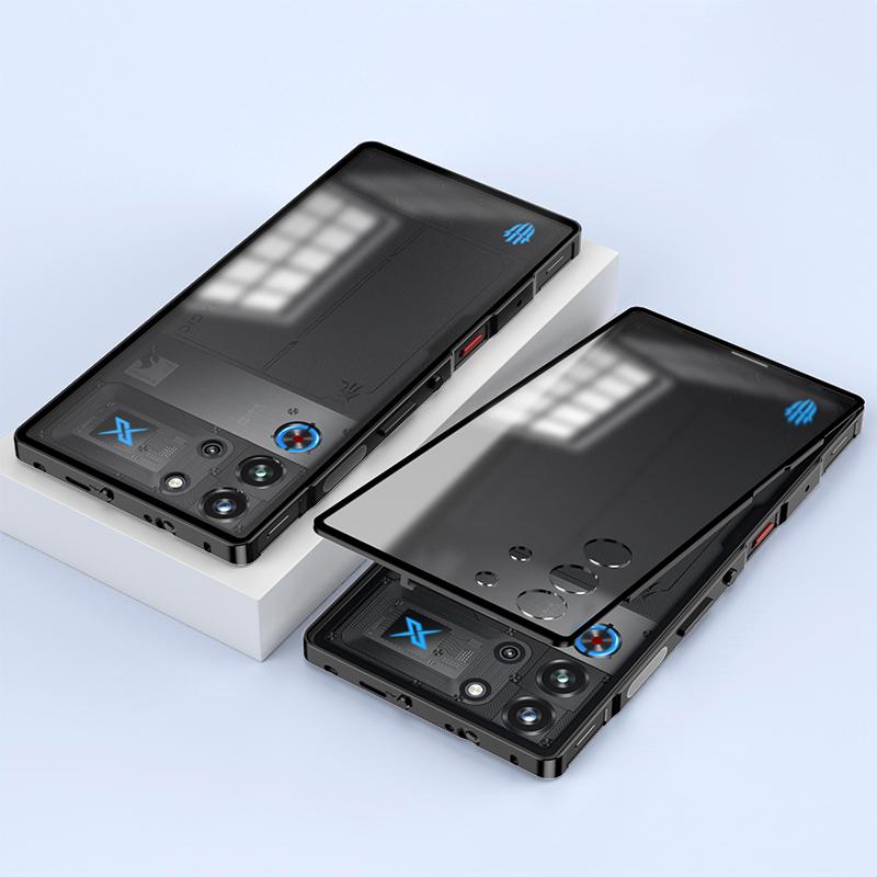 Для ZTE nubia Red Magic 10 Pro 5G чехол металлический каркас матовый ПК задняя крышка телефона с кнопкой защелки