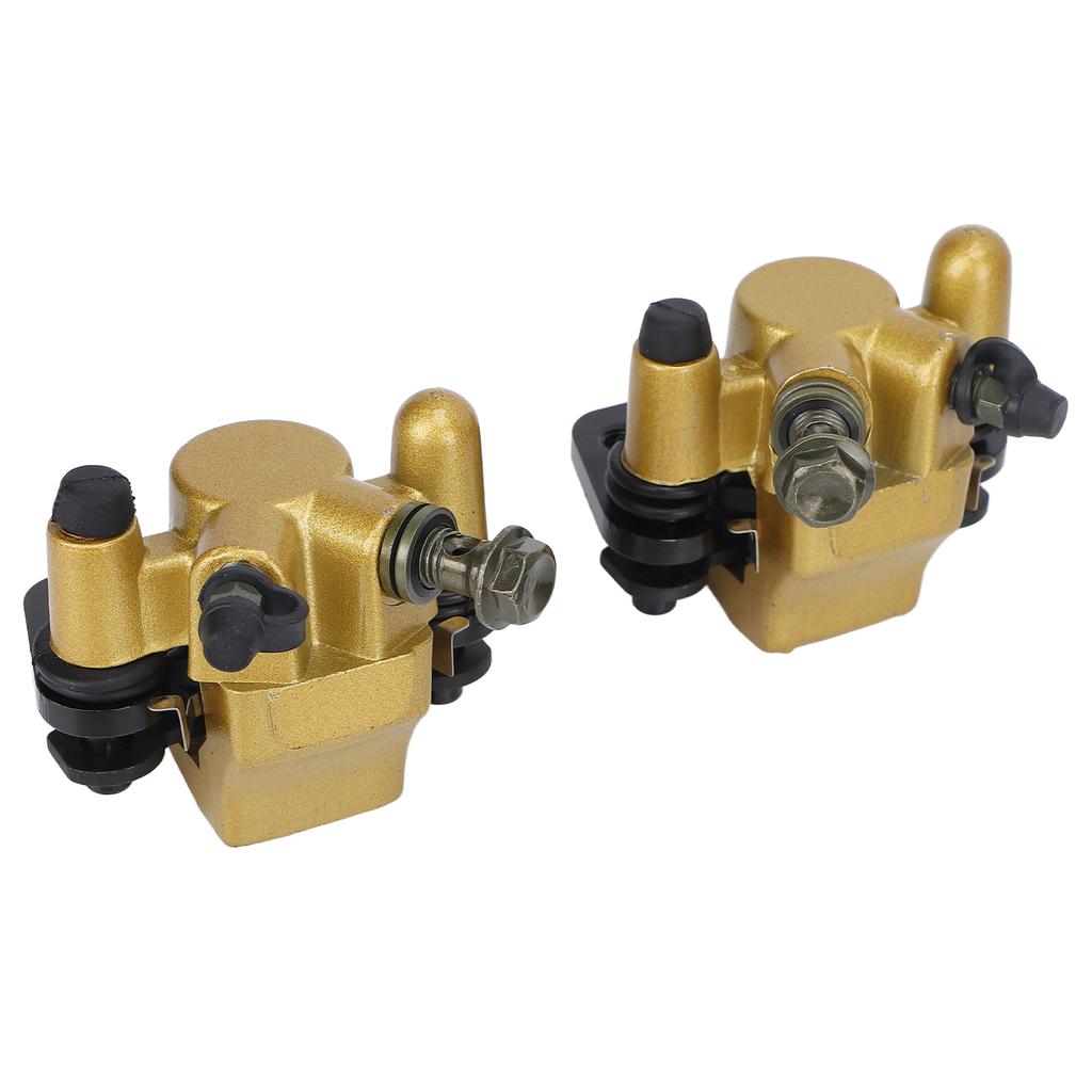 2pcs Hydraulic Disc Brake Caliper Replacement for 50cc 70cc 90cc 110cc 125cc Chinese ATV 4 Wheeler Quad Go Kart
