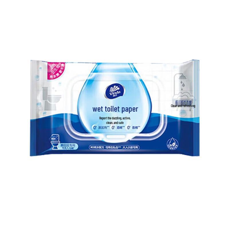 Vinda Flushable Wet Wipes & Toilet Cleaner Set