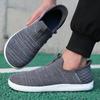 Lightweight Men Casual Shoes Classic Breathable Slip On Male Durable Sneakers Anti-Slip Men'S Flats Outdoor Walking Shoes