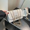 Сумка Женская Новая Стильная Маленькая Квадратная Сумка Модная Универсальная Наплечная Портативная Сумка-Багет Премиальная Женская Сумка