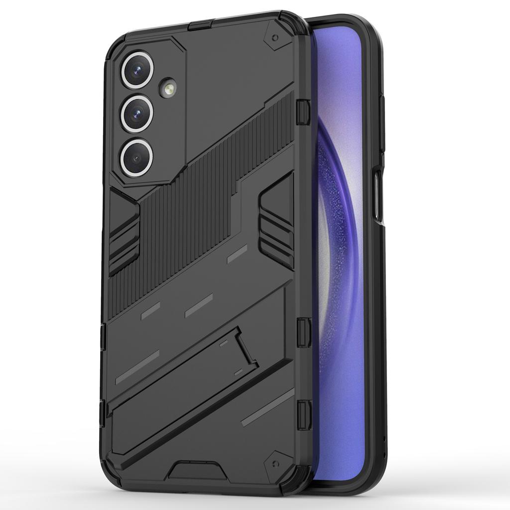 For Samsung Galaxy M35 5G Case PC+TPU Shockproof Phone Cover with Kickstand