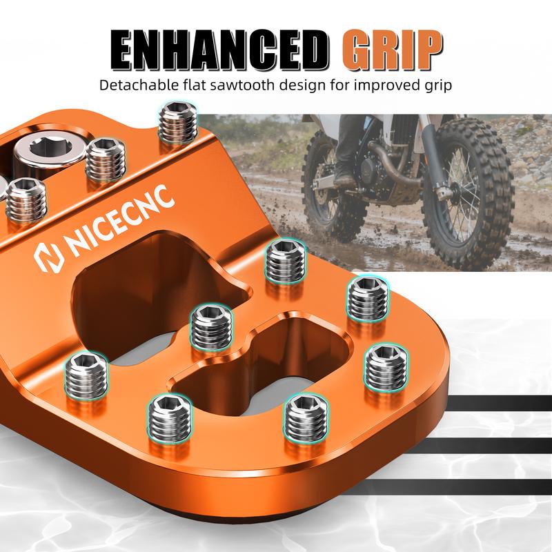 For KTM 790 890 Adventure/R 2020-2024 Rear Brake Pedal Step Plate Tip 690 Enduro R SMCR 990 Adventure 1290 Super Adventure/R/S/T
