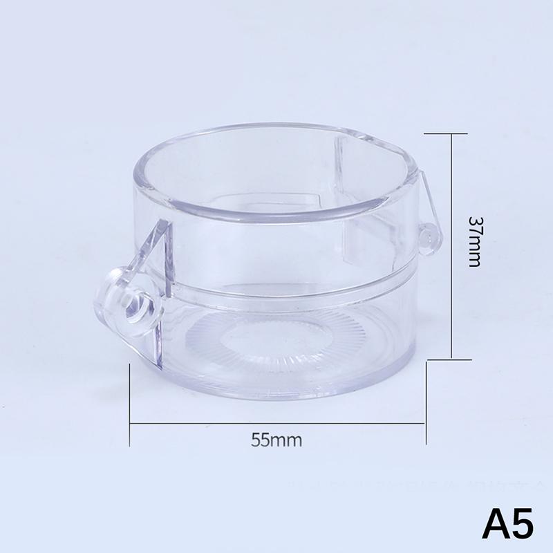 22mm Push Button Switch Guard Cover Transparent Protective Cap for Elevator Emergency Stop Accessory Dustproof Design