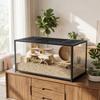 Large Hamster Cage, Chewproof Metal Rat Cage with Openable Top for Syrian Dwarf Hamster, Gerbil, 100 x 50 x 52.5 cm