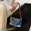 Сумка-багет большой вместимости, нишевого дизайна, женская, новая коллекция весна-лето 2025, повседневная, на плечо, модная сумка-подушка