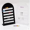 Box Fashion Ornament Multi-Hole Earring Show Stand Portable Ear Holder Jewelry Display Holders