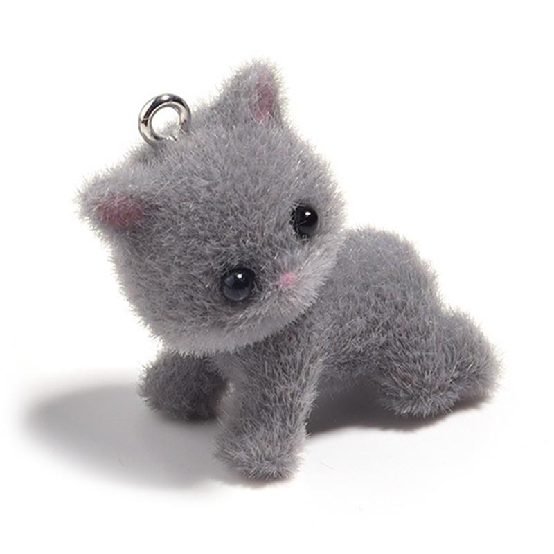 Брелок в виде мультяшного 3D-кота, лежащего на земле, милый лежащий котенок, брелок в виде животного, подвеска для рюкзака своими руками, подвески для автомобиля, сумка, декоративная игрушка, подарки