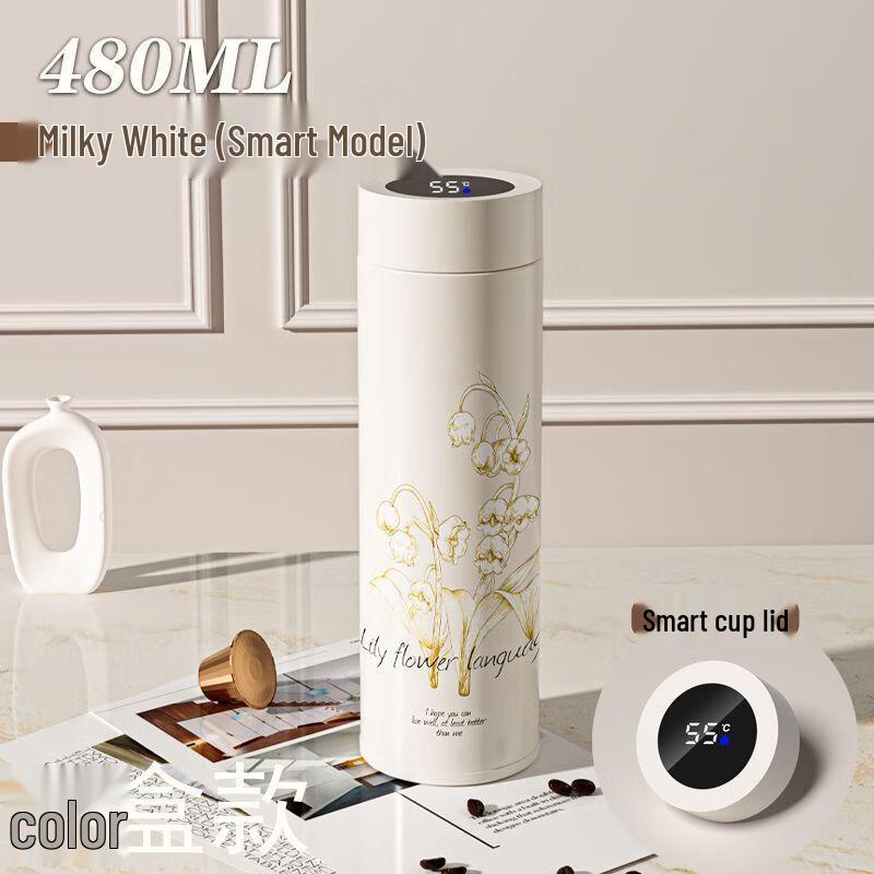 SMPP&DR Smart Thermos with Temperature Display