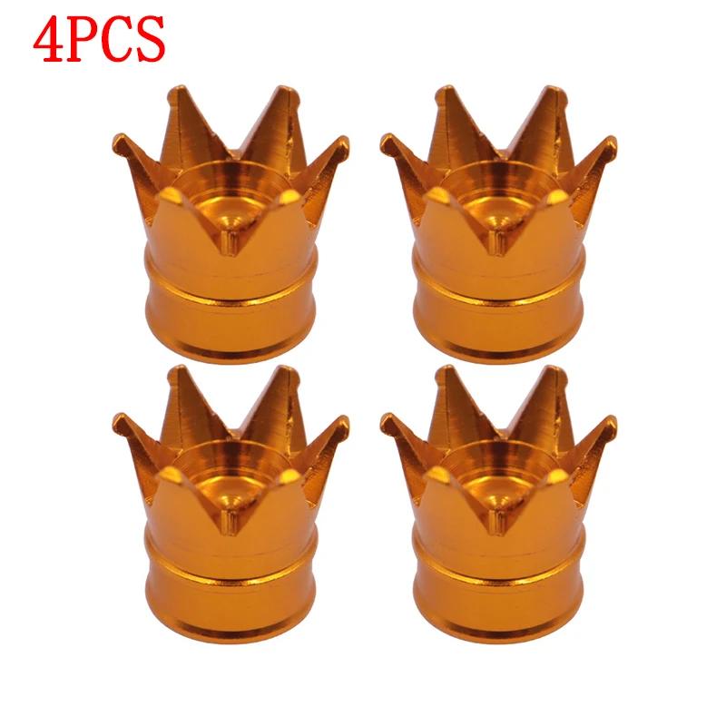 4/1 шт., колпачки для вентилей шин колес автомобилей Crown, пылезащитные колпачки, крышка воздушного клапана штока колеса автомобиля, сменные автомобильные аксессуары, колпачки для вентилей шин