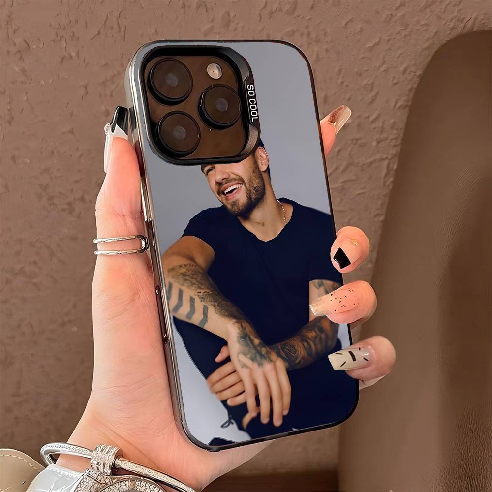 l-liam p-payne phone case for iPhone 17 17Air 16 15 14 13 12 11 Pro Max Plus Colorful Silver